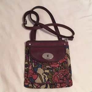 Vintage Fossil Maddox Small Crossbody Bag